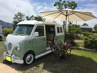 かわいい車レトロな軽自動車ワーゲンバス仕様山口県周南市 キャルステージ