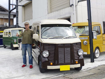 かわいい車レトロ軽自動車ワーゲンバス仕様愛知県nt様 キャルステージ